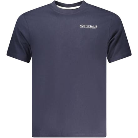 North Sails Blauwe Katoenen Heren T-Shirt