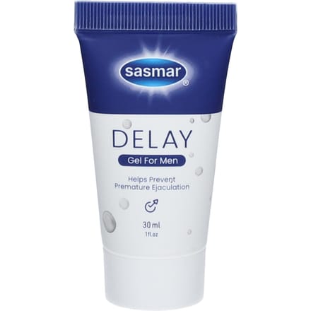 Sasmar Vertragingsgel voor Mannen – Waterbasis Glijmiddel – Langdurig Genot, Controle & Uithoudingsvermogen – 30 ml