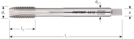 HSSE OPTI M.Tap DIN 376-B M16 x 2,0 - 321.1600B