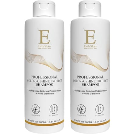 ErthSkin London 2 x Professionele Kleur- & Glansbeschermende Shampoo 300 ml