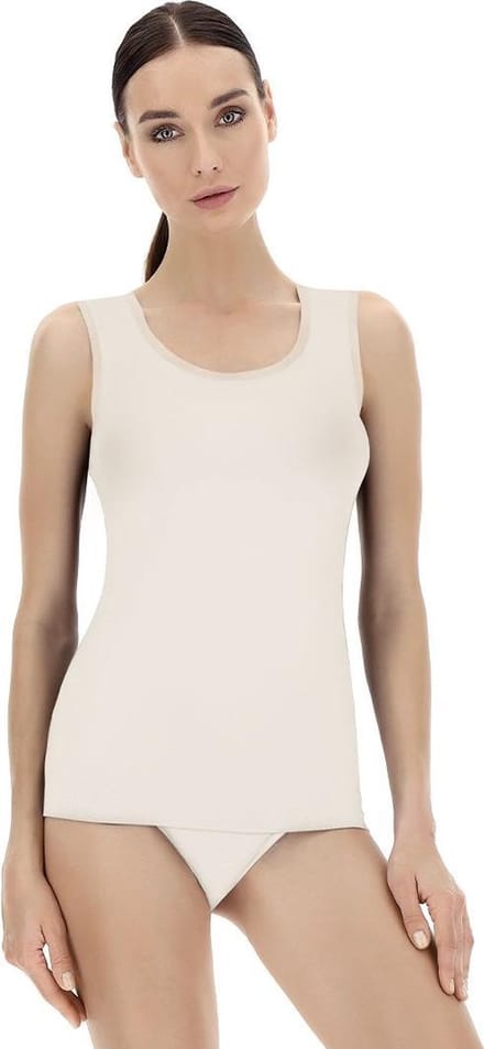 Oroblu Perfect Line Modal - Tank Top - Kleur Ivory/ Wit - Maat XS