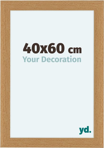 Your Decoration - Fotolijst 40x60 cm - MDF - Beuken - Como