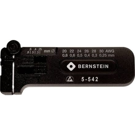 BERNSTEIN Tools for Electronics 5-542 Bernstein Werkzeugfabrik Draadstripper ESD Geschikt voor: PVC-draden 0.25 tot 0.8 mm