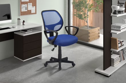Rousseau - Kantoorstoel - Hippa - polyester - blauw
