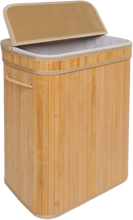 Wasmand - 72 l - opvouwbaar - bamboe