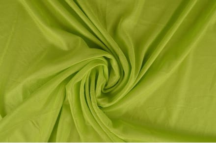 15 meter tricot voering - Limoengroen - Stretch voering - 160cm breed