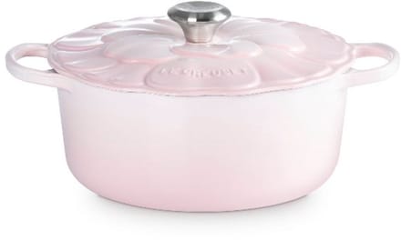 Le Creuset Braadpan Signature 26 Cm Bloesem Shell Pink