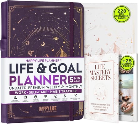 Levensdoel Planner - Transformeer je leven in 12 maanden met een gedetailleerde levensplanner en gewoontetracker