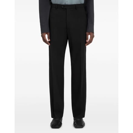 mm6 maison margie broek zwart man been recht