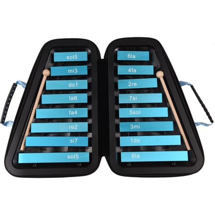 16 toetsen klokkenspel 16 noten aluminium plaat xylofoon vroege educatieve muzikale percussie blue