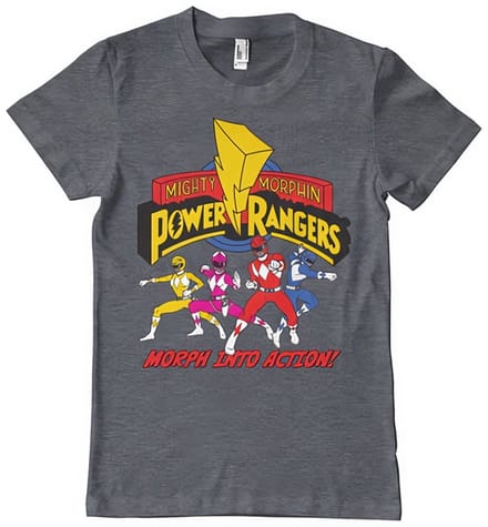Power Rangers Morph Into Action -T-shirt