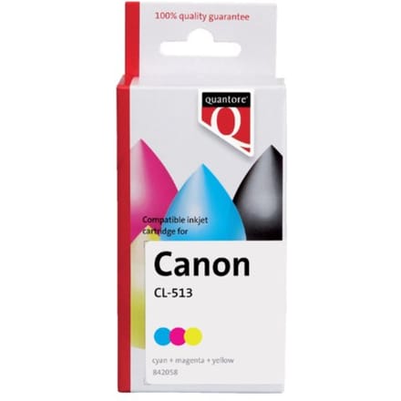 Inktcartridge Quantore alternatief tbv Canon CL-513 kleur
