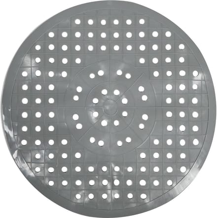 Benson Ronde gootsteenmat - PVC - Beschermend - Grijs - Ø 28 cm