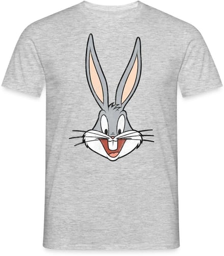 Looney Tunes Bugs Bunny Distressed T-Shirt Heren