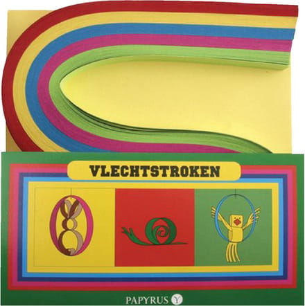 VLECHTSTROKEN PAPYRUS KREATIEF 1.5X48CM ASS