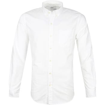 Colorful Standard Overhemd Wit - Maat XXL - Heren - Overhemden Casual