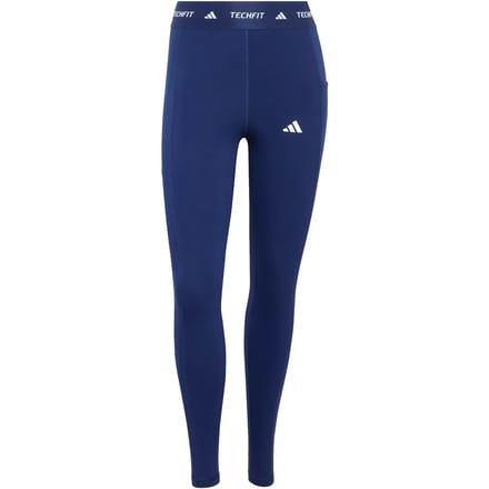 Adidas Performance Techfit Stash Pocket Full-Length Legging - Dames - Blauw