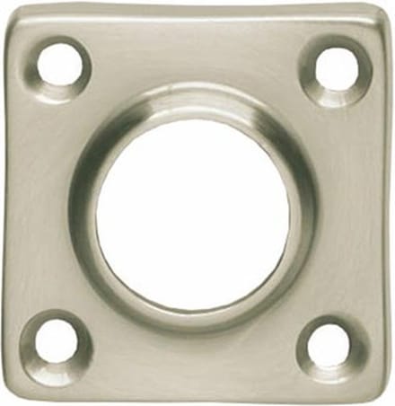 INTERSTEEL Rozet vierkant nikkel mat