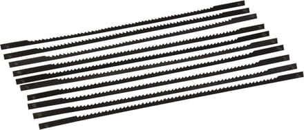 Silverline Figuurzaagbladen - Gehard Carbon Staal - 130 mm - 14 TPI - 10 stuks
