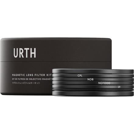 Urth 52mm Magnetische Circulaire Polarisator ND1000 Lensfilter Kit UV, (CPL), ND8, (Plus+) gray