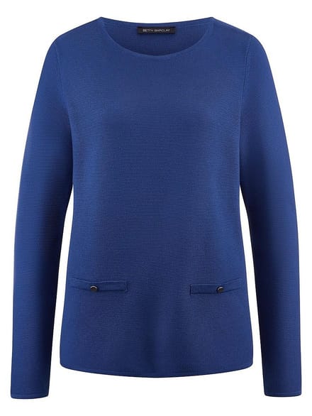 Gebreide pullover met ronde hals