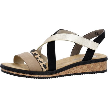 Rieker Sandalen zwart Synthetisch - Maat 41
