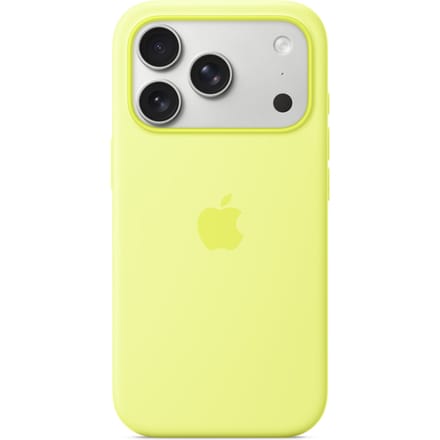 Siliconenhoesje met MagSafe voor de Apple iPhone 17 Pro Max - Neon Yellow