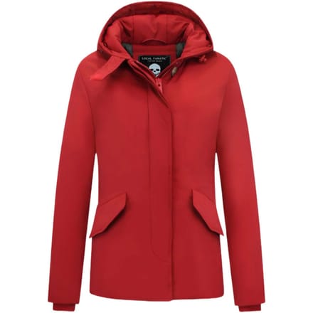 Dames Winterjassen met Capuchon - 5897 - Rood