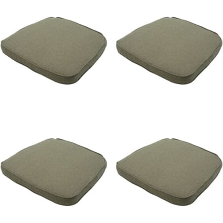 Madison - Zitkussen Wicker Taupe canvas eco+ - Ca. 48x48 cm - Set van 4