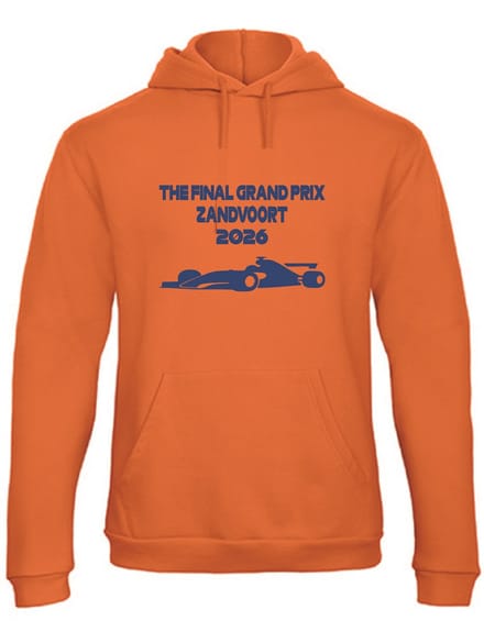 Unisex Hoodie The Final Grand Prix Zandvoort 2026 - Medium -Design Eizook