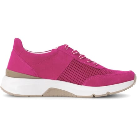 Gabor rollingsoft sensitive 66.897.28 - dames rollende wandelsneaker - Roze - maat 35.5 (EU) 3 (UK)