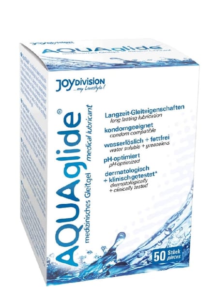 Joy Division - Aqua Glide Glijmiddel zakjes - 50 stuks