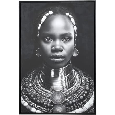 PTMD Wandpaneel Louise-Carol - 93x4x63 cm - Polyester - Zwart