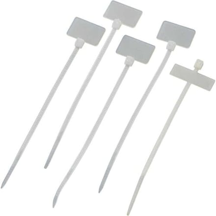 TRU COMPONENTS Kabelmarkering Markeringsvlak: 20 x 13 mm Natuur 100 stuk(s)