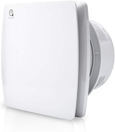 Badkamerventilator 150mm met Vochtsensor, Timer en Terugslagklep | Stil & Krachtig