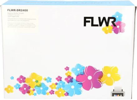 FLWR - Drums / Brother DR-2400 / zwart / Geschikt voor Brother