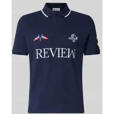 regular fit poloshirt met logostitching model 'Sail'