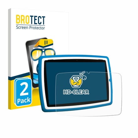 BROTECT - Screenprotector voor Lisciani Mio Tab 10 Tutor XL - Folie Beschermfolie transparant 2 Stuks