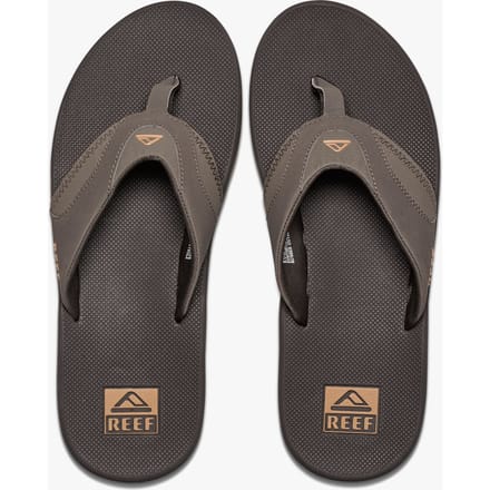 Reef Fanning zwart heren slipper