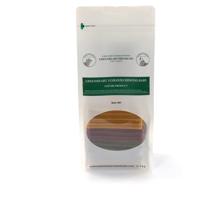Greenheart Colour Chewing Bars 1kg hondensnack