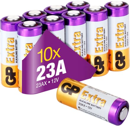GP Extra Alkaline 23a 12v batterij - 10 stuks A23 batterij MN21 12 Volt