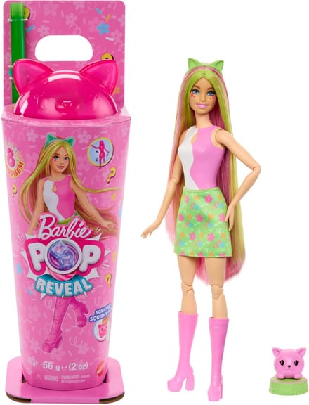 Barbie Pop Reveal Milkshake - Kitten Barbiepop met slijm