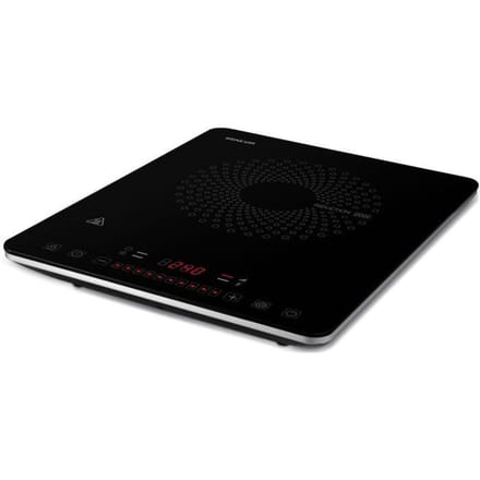 Plaque a induction Sencor SCP 3701BK - Ultra plate 4,3 cm - Détection auto de casserole - 2000 W - Noir