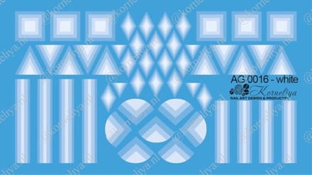 Korneliya Airbrush Waterdecal AG 0016 White