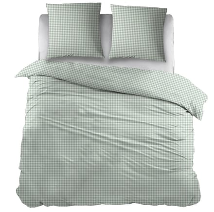 Snoozing Kaat Dekbedovertrek - Extra breed - 260x200/220 cm - Green