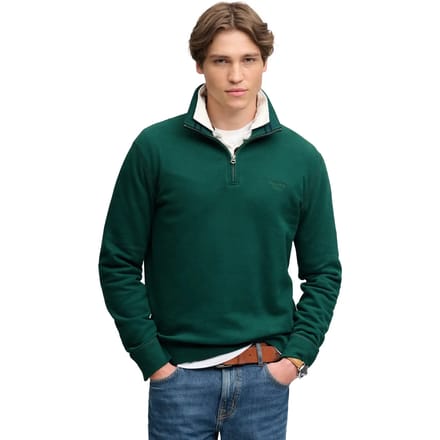 Superdry Essential Serif Half Zip Sweater Heren