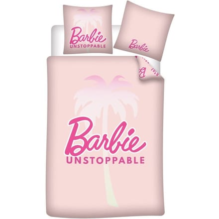 Barbie Dekbedovertrek Unstoppable polyester - 140 x 200 cm 63 x 63 cm