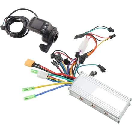 Elektrische Fiets Borstelloze Controller GZ3 LCD Display 2-in-1 48 60V 500W Scooter Controller Set voor 22,5 mm Diameter black