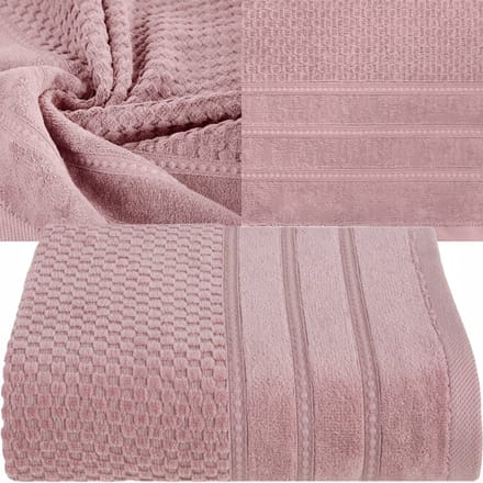Luxe Katoenen Handdoek 30x50 cm - Zacht & Absorberend - Donkerroze