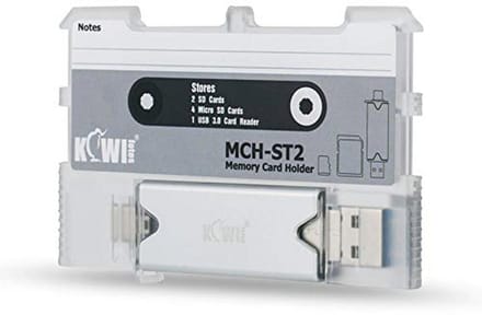 2IN1 USB 3.0 Kaartlezer en Geheugenkaarthouder voor SD en Micro SD - Lichtgewicht en Draagbaar